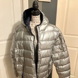 Men's AE Silver Puffer Coat